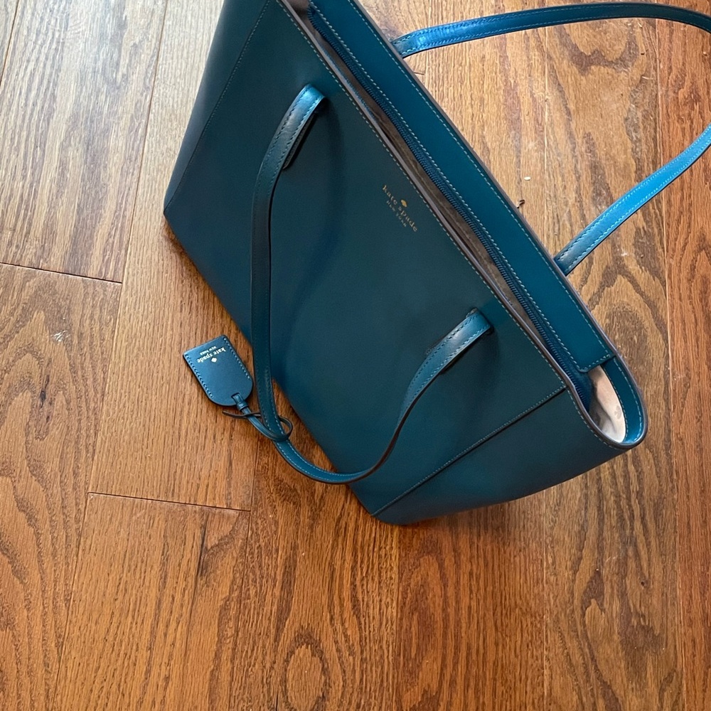 COPY - This is a brand new never used aqua blue Kate spade purse
